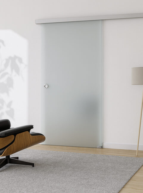Hansaglas Glasschiebetürsystem SL 200 cm Aluminium – Ansicht 2