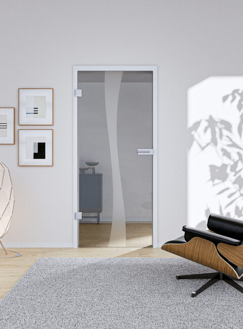 Glastür Flow2
