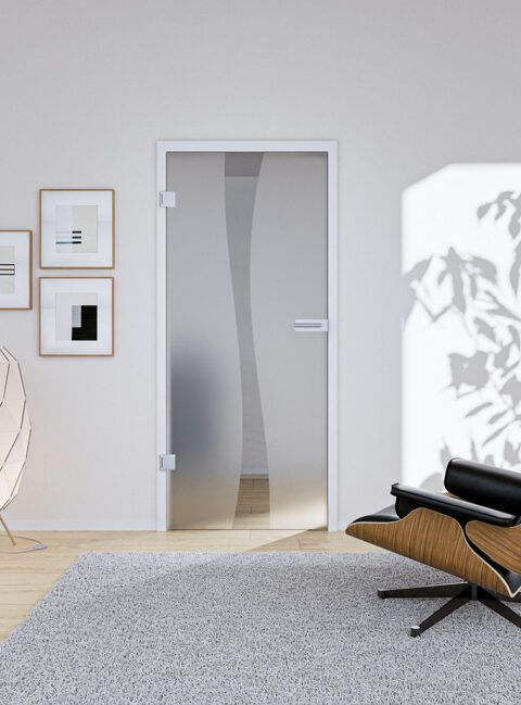 Glastür Flow1