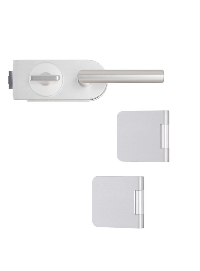 Dorma Studio RONDO WC Beschlag-Set Aluminium