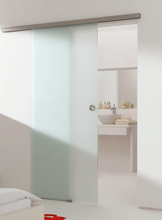 Dorma MUTO Glasschiebetürsystem Edelstahl