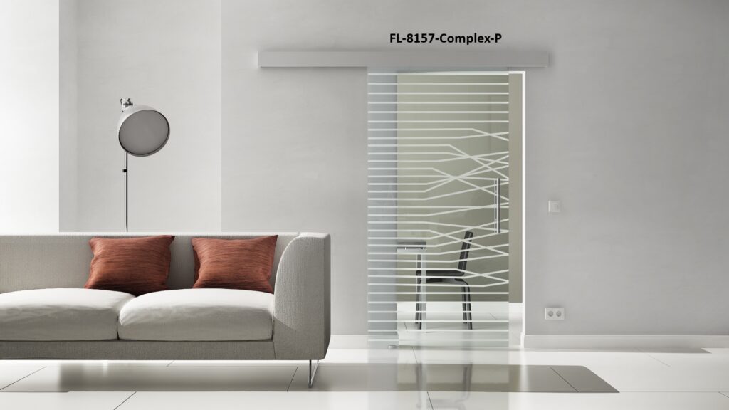 Glasschiebetür Sonderdekor Komplettset – FL-8157-Complex-Pos