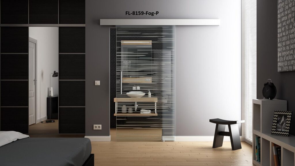 Glasschiebetür Sonderdekor Komplettset – FL_8159_Fog_pos