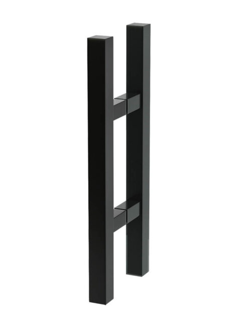 Glasschiebetür Stangengriff Cubus Schwarz