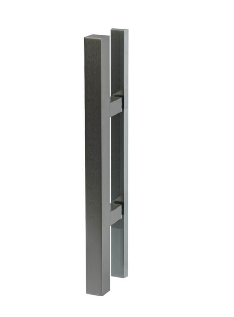 Glasschiebetür Stangengriff Cubus flach Edelstahl