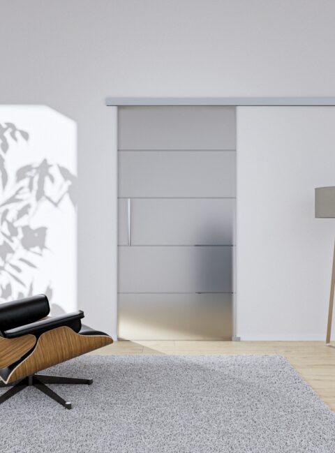 Glasschiebetür Slim4 Komplettset – Ansicht 2