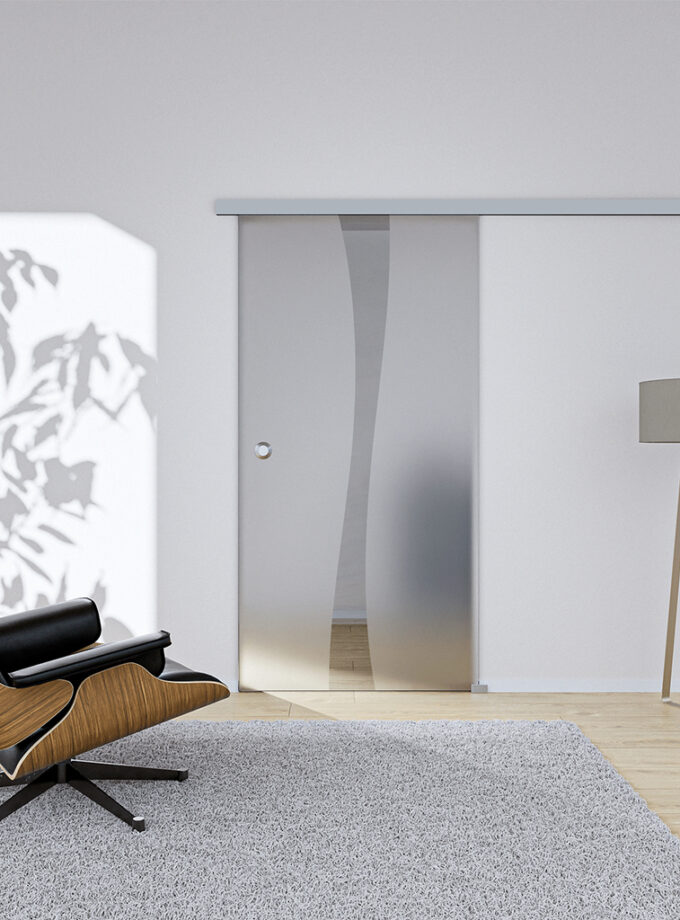 Glasschiebetür Flow1 Komplettset – GX1BXM