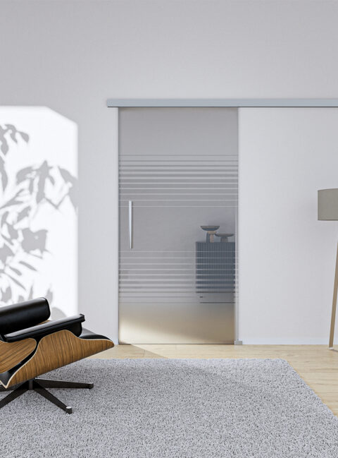Glasschiebetür Linar2 Komplettset – Ansicht 2
