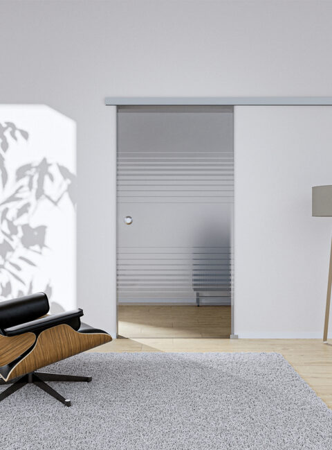 Glasschiebetür Linar1 Komplettset
