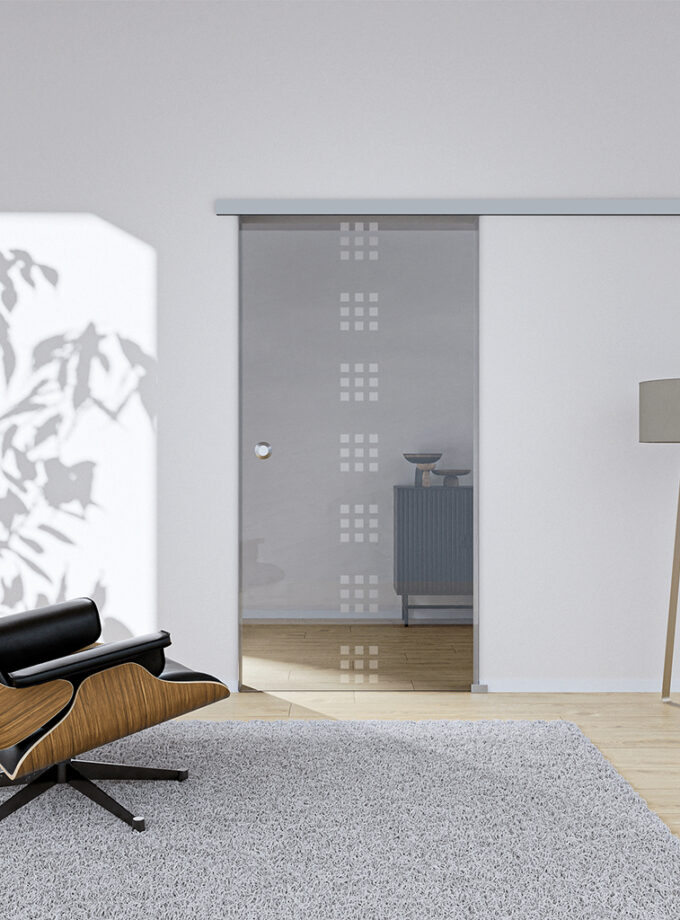Glasschiebetür Quadra2 Komplettset – GX1QNXM