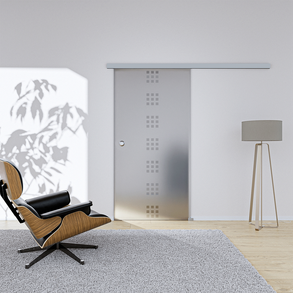 Glasschiebetür Quadra1 Komplettset – GX1QXM