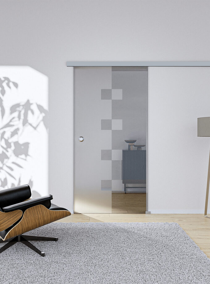 Glasschiebetür Cube2 Komplettset – GX1WNXM