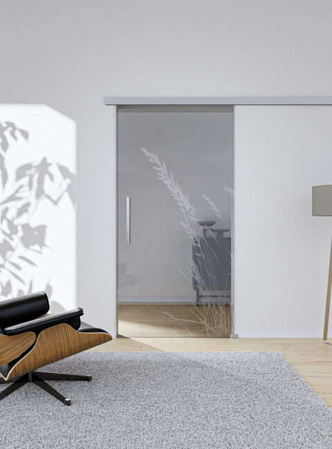 Glasschiebetür Reed2 Komplettset – Ansicht 2