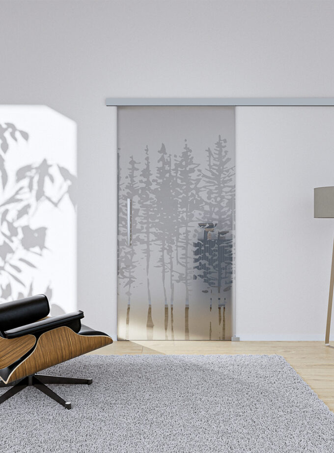 Glasschiebetür Wood1 Komplettset – GX1Y2101NXG