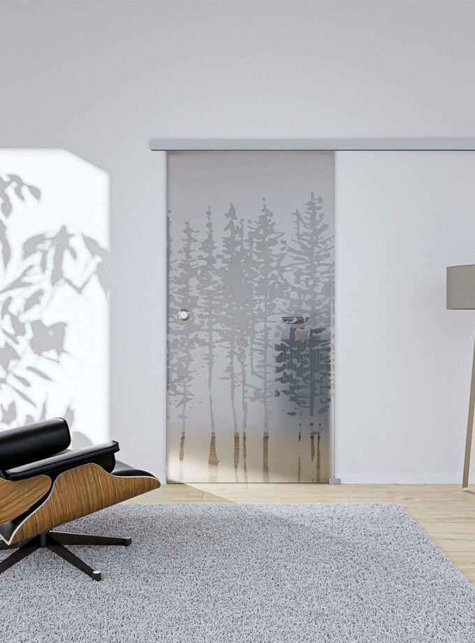 Glasschiebetür Wood1 Komplettset – GX1Y2101NXM