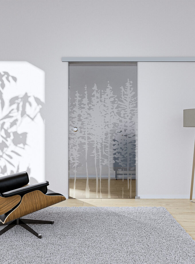 Glasschiebetür Wood2 Komplettset – GX1Y2101XM