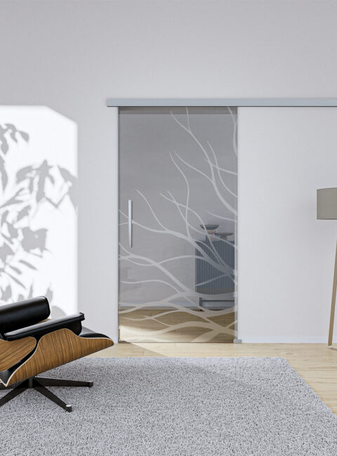 Glasschiebetür Flair2 Komplettset – Ansicht 2