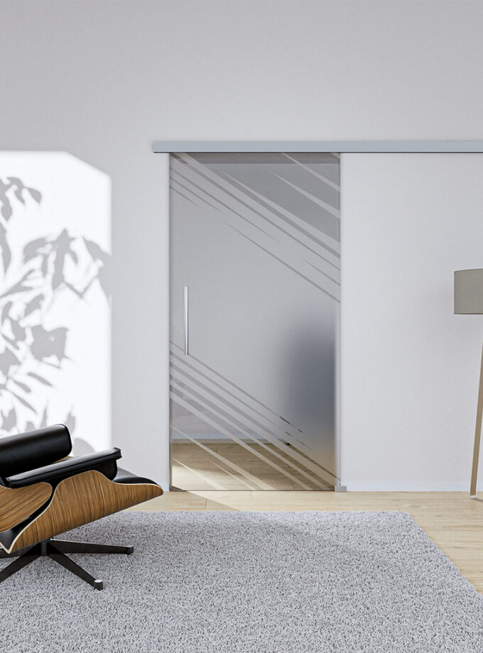 Glasschiebetür Mira1 Komplettset – Ansicht 2