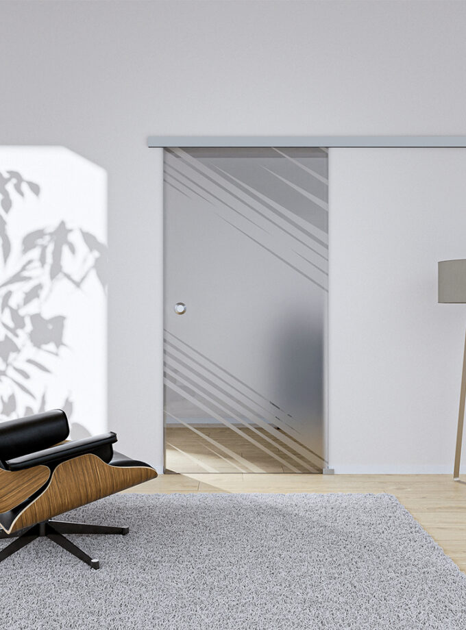 Glasschiebetür Mira1 Komplettset