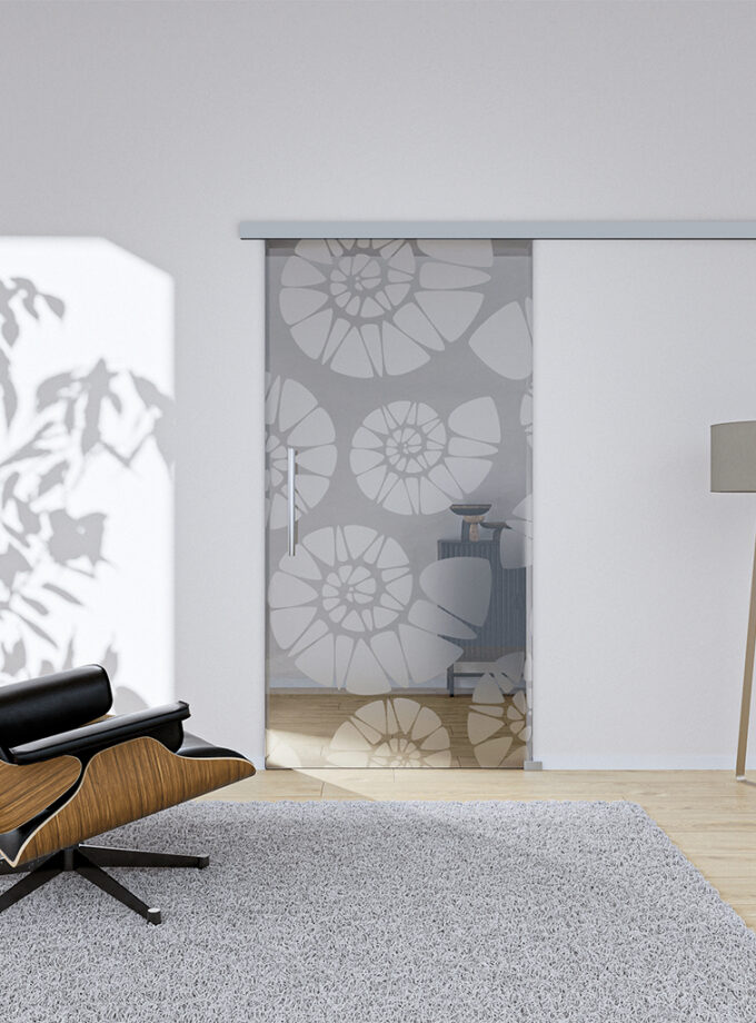 Glasschiebetür Nautil4 Komplettset – Ansicht 2