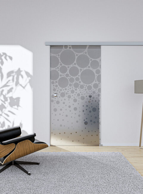 Glasschiebetür Perla1 Komplettset