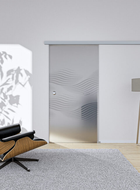 Glasschiebetür Spira1 Komplettset