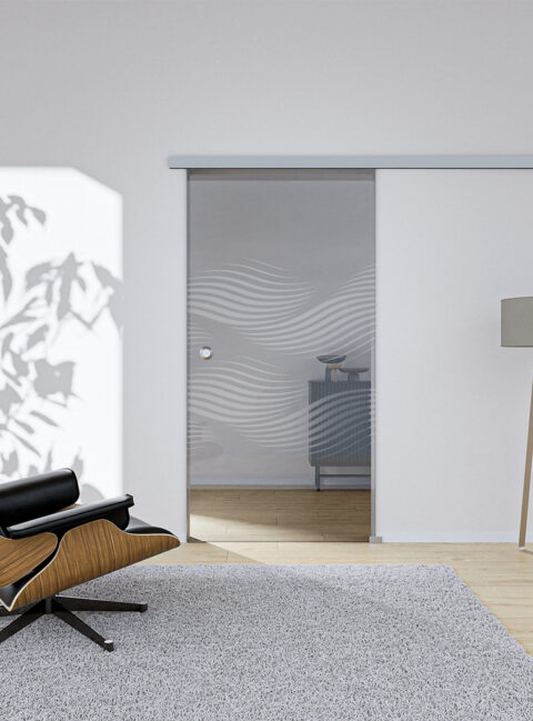 Glasschiebetür Spira2 Komplettset