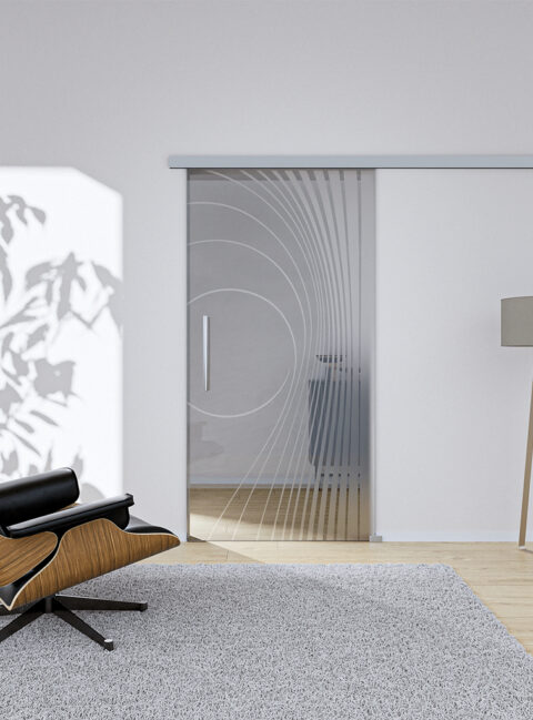 Glasschiebetür Aura2 Komplettset – Ansicht 2