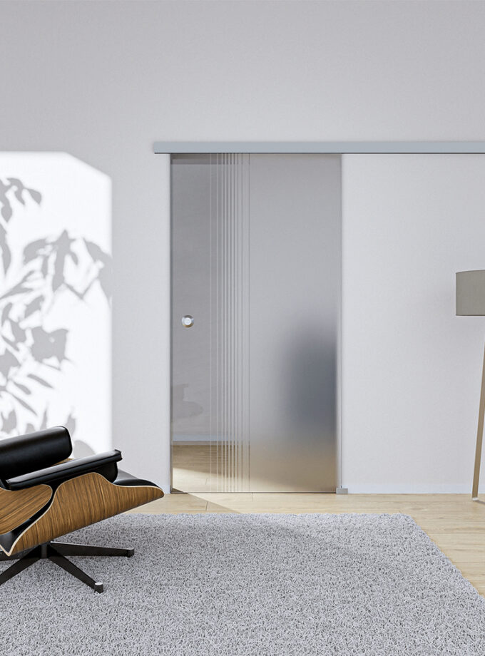 Glasschiebetür Lino1 Komplettset