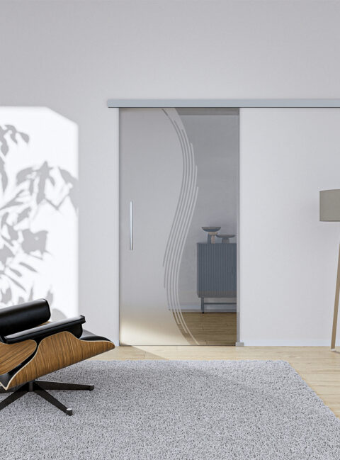 Glasschiebetür Glide2 Komplettset – Ansicht 2
