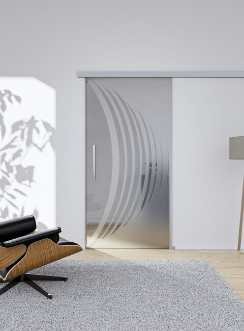 Glasschiebetür Avus1 Komplettset – Ansicht 2