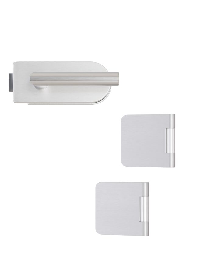 Dorma Studio RONDO UV Beschlag-Set Aluminium