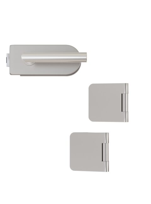 Glastürbeschlag Studio/Office Beschlag-Set Unverschließbar – Ansicht 2