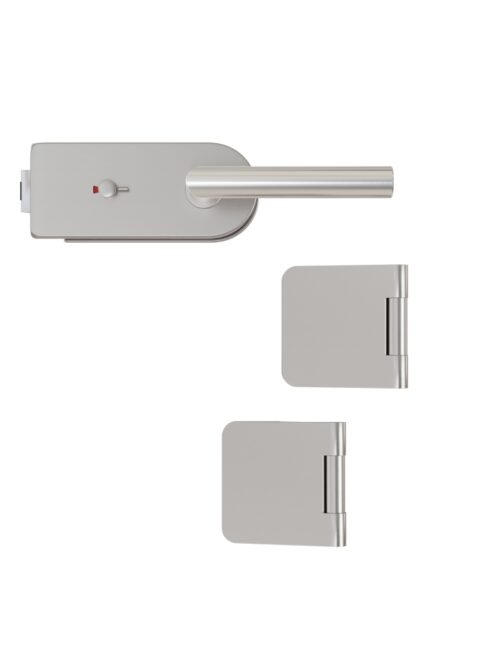 Glastürbeschlag Studio/Office Beschlag-Set WC/Sanitär – Ansicht 2