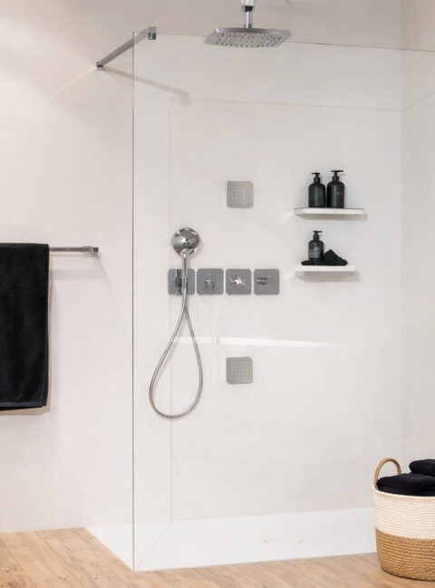 Hansaglas Walk-In Glasdusche