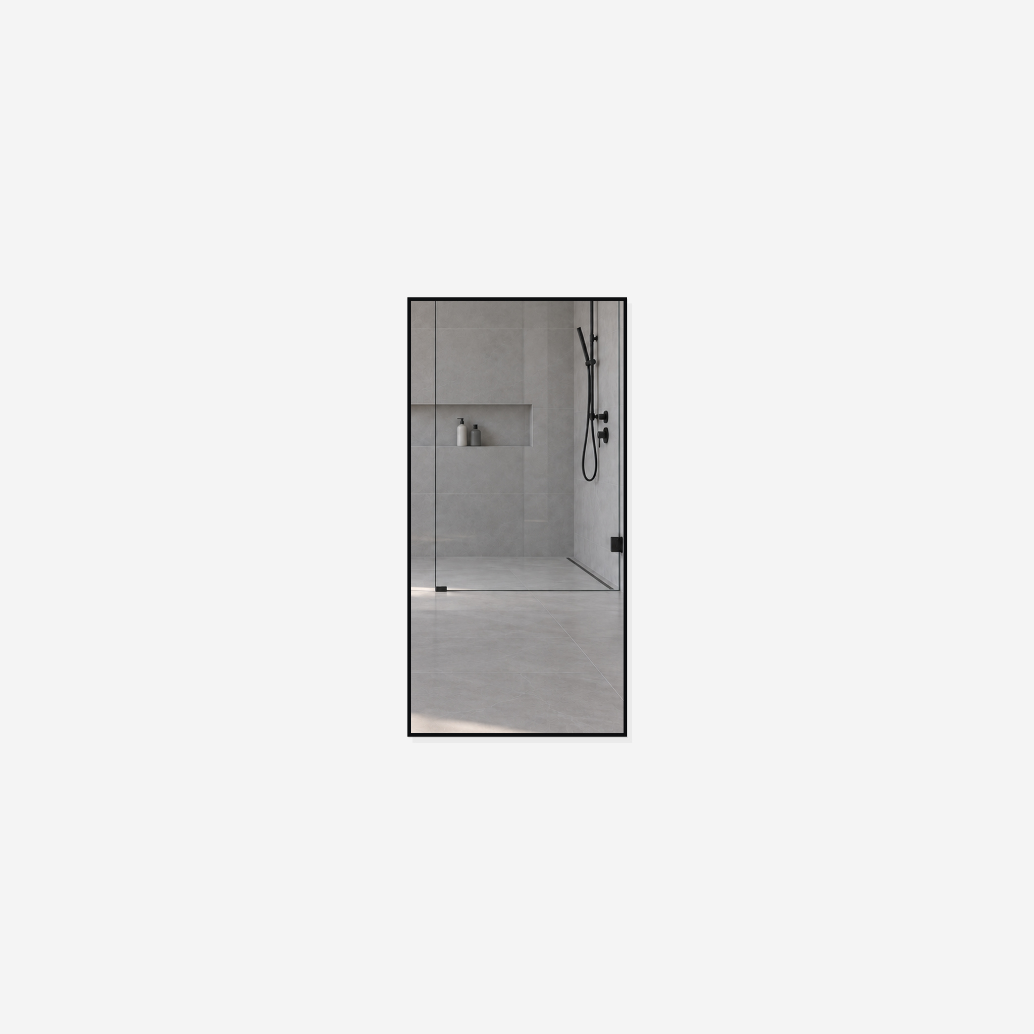 Infrarotheizung BLICK KONTUR Spiegel 120 x 60 cm 700 W – Ansicht 3