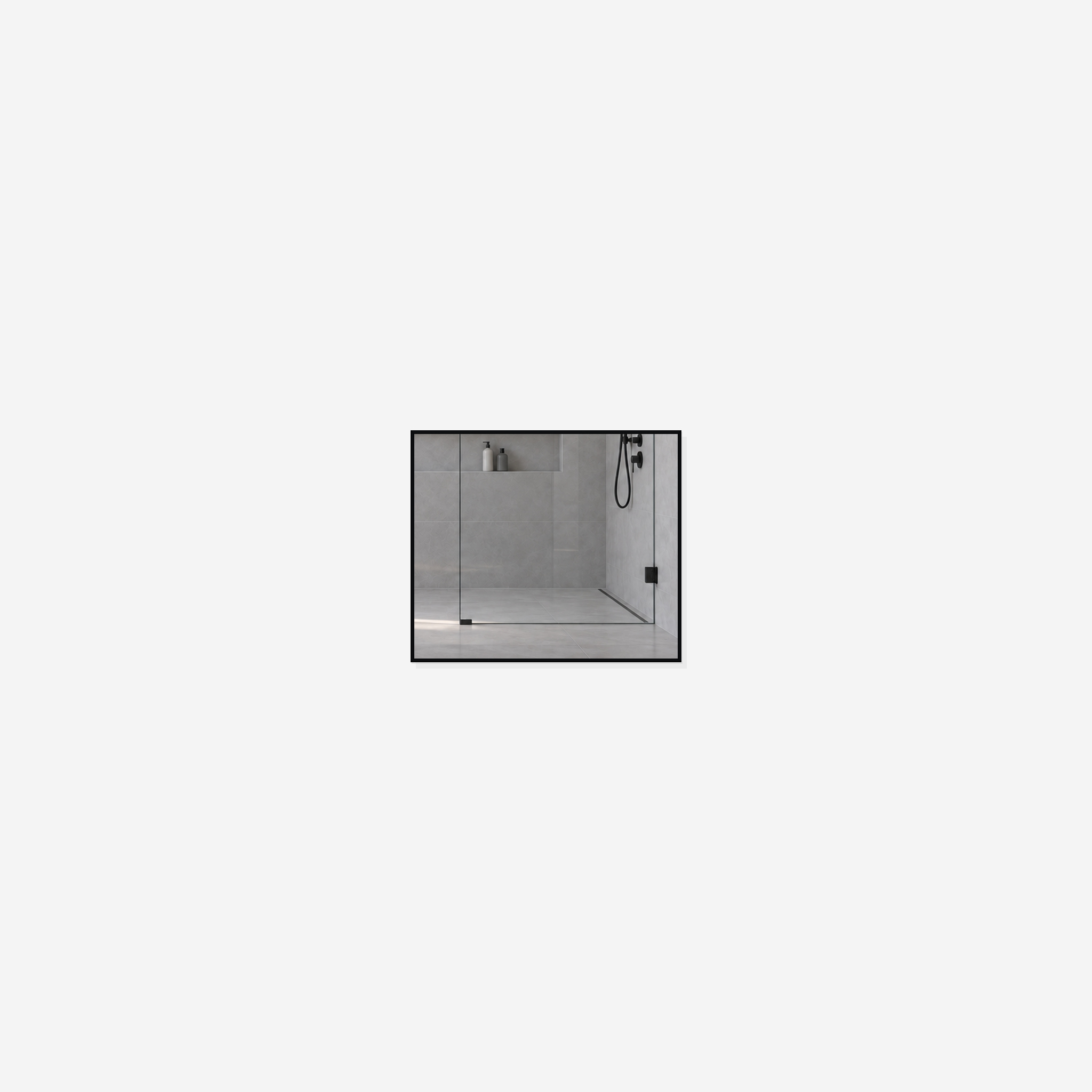 Infrarotheizung BLICK KONTUR Spiegel 70 x 60 cm 400 W – Ansicht 2