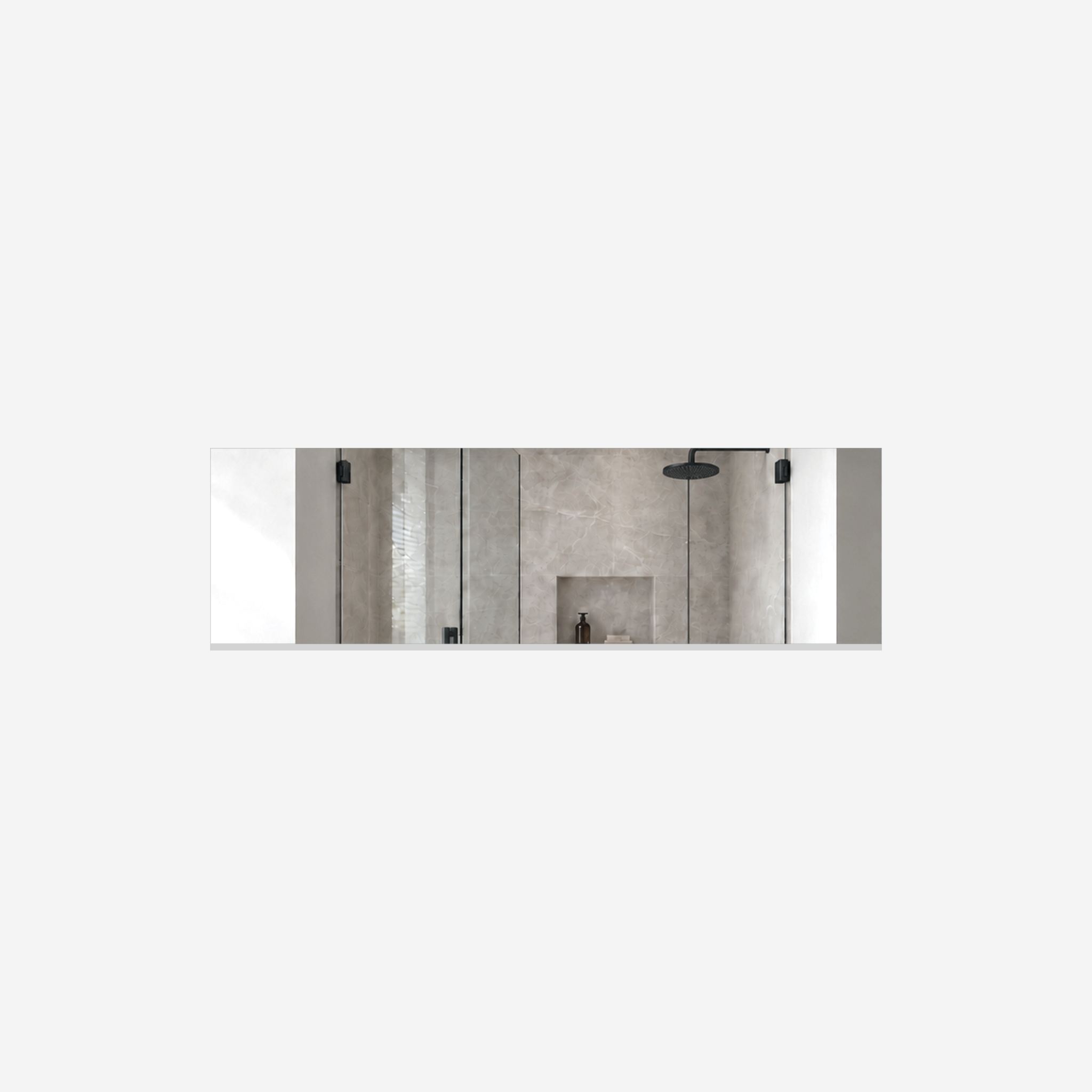 Infrarotheizung BLICK PUR Spiegel 120 x 35 cm 320 W – Ansicht 2