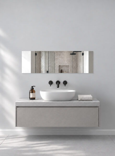 Infrarotheizung BLICK PUR Spiegel 130 x 40 cm 500 W