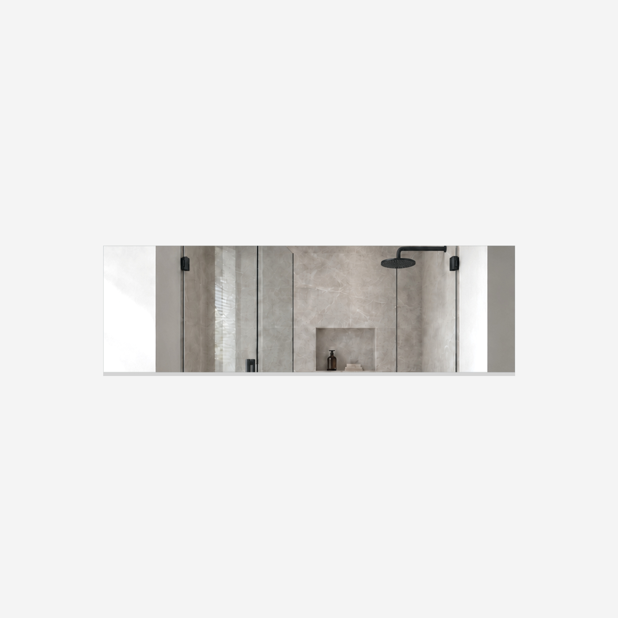 Infrarotheizung BLICK PUR Spiegel 130 x 40 cm 500 W – Ansicht 2