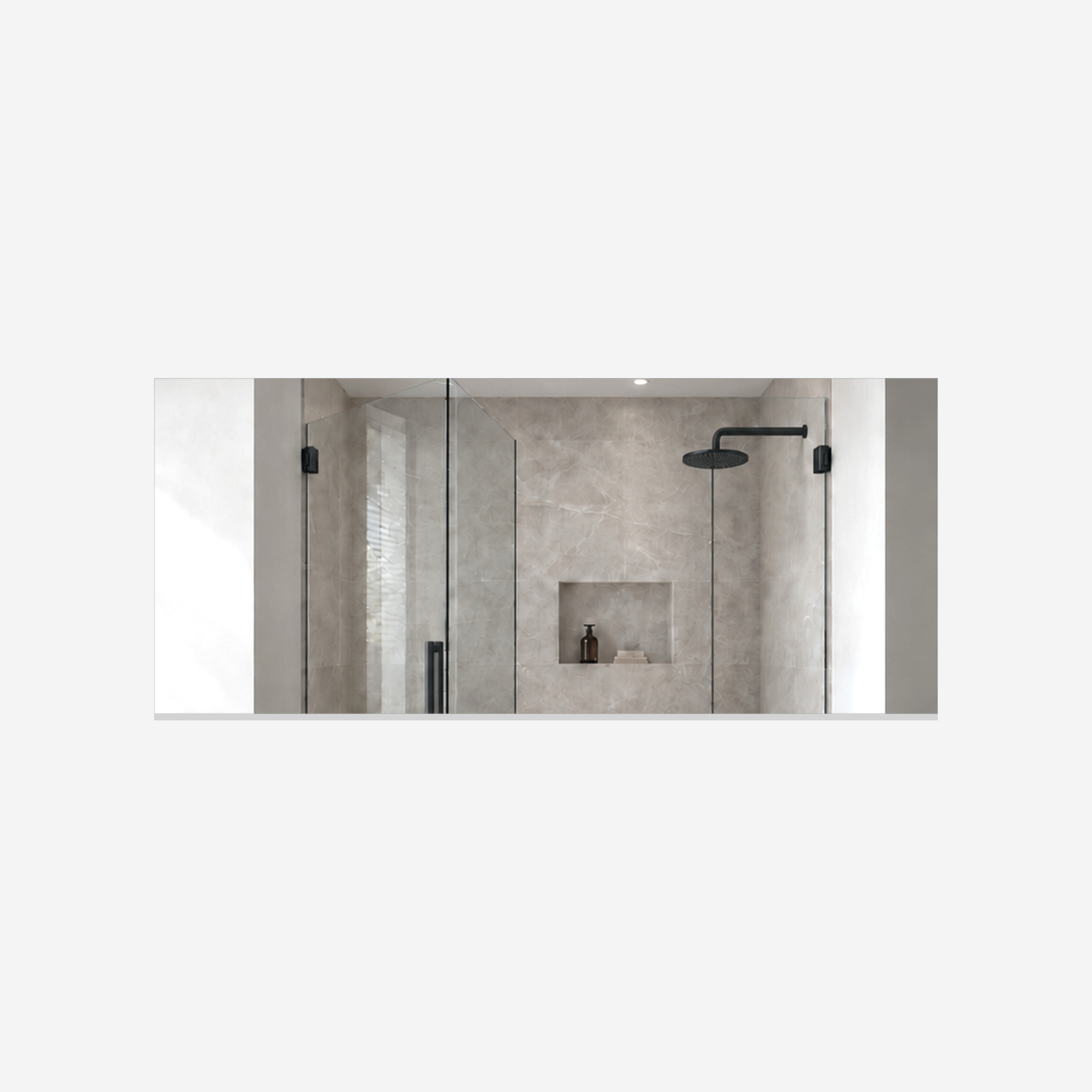 Infrarotheizung BLICK PUR Spiegel 140 x 60 cm 900 W – Ansicht 2