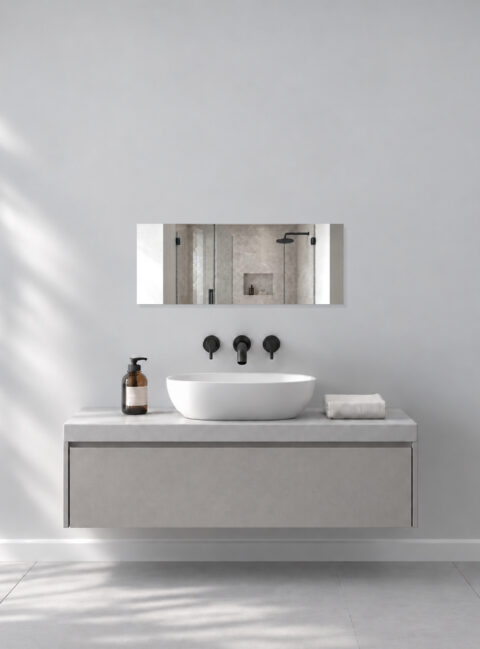 Infrarotheizung BLICK PUR Spiegel 90 x 35 cm 250 W