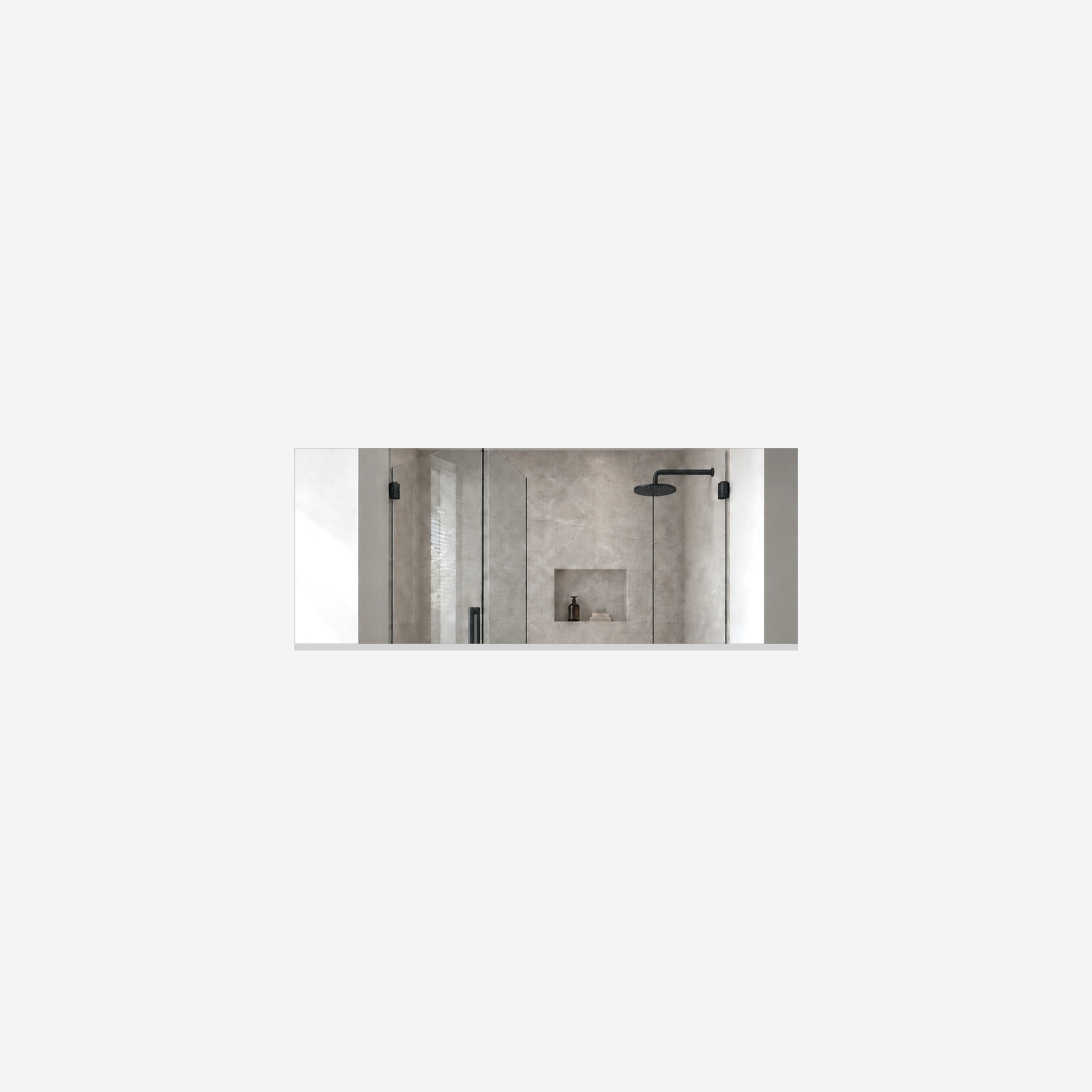 Infrarotheizung BLICK PUR Spiegel 90 x 35 cm 250 W – Ansicht 2