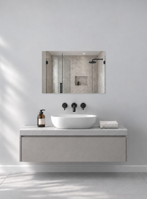 Infrarotheizung BLICK PUR Spiegel 90 x 60 cm 500 W