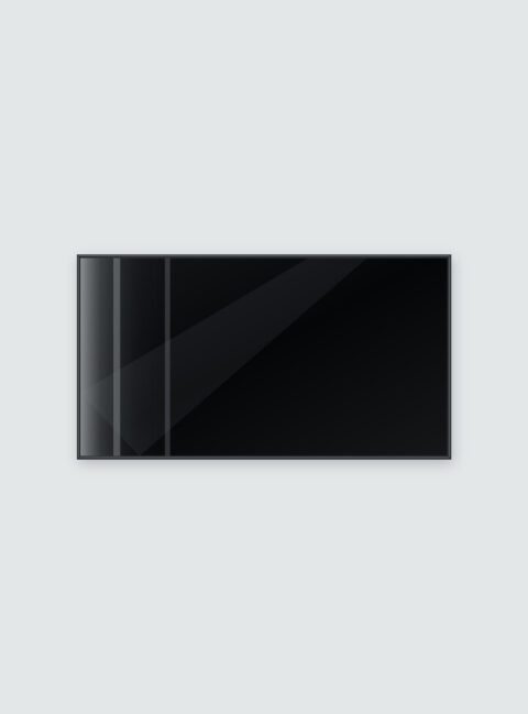 Infrarotheizung KONTUR schwarz 110 x 60 cm 600 W – Ansicht 2