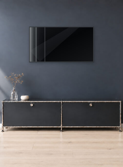Infrarotheizung KONTUR schwarz 110 x 60 cm 600 W