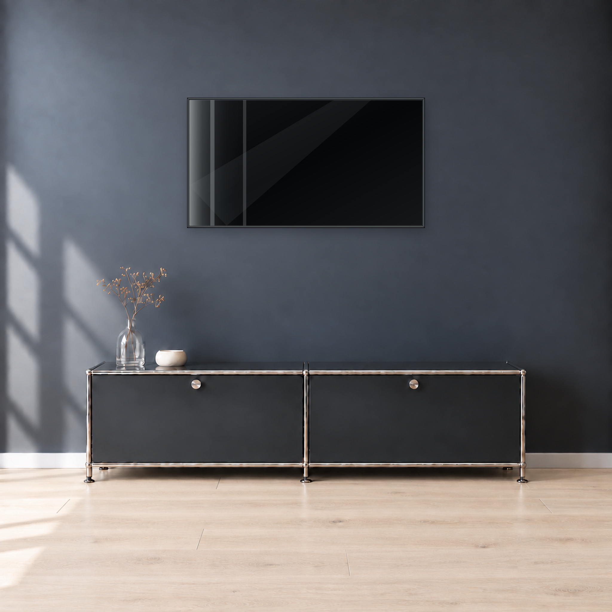 Infrarotheizung KONTUR schwarz 110 x 60 cm 600 W