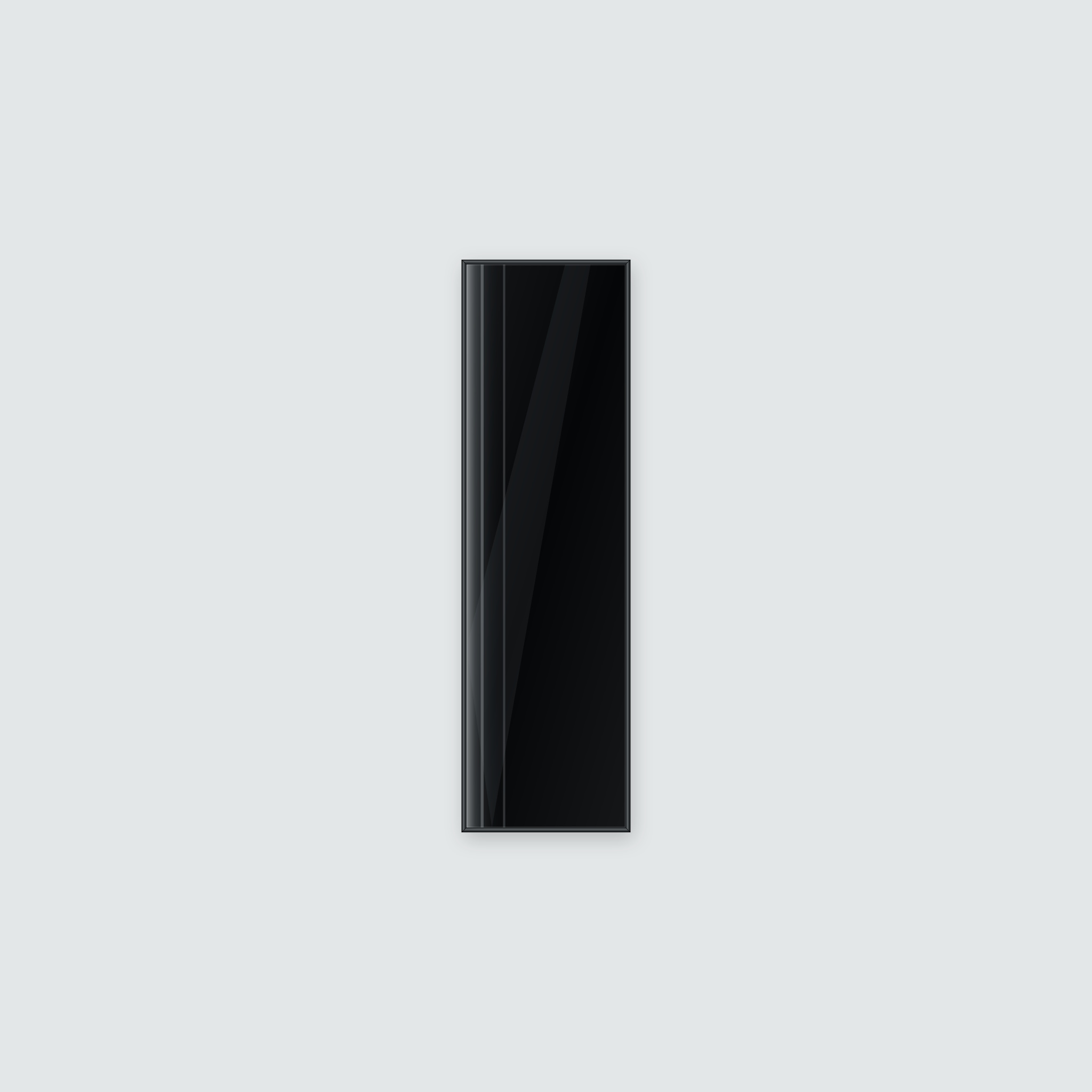 Infrarotheizung KONTUR schwarz 120 x 35 cm 320 W – Ansicht 3