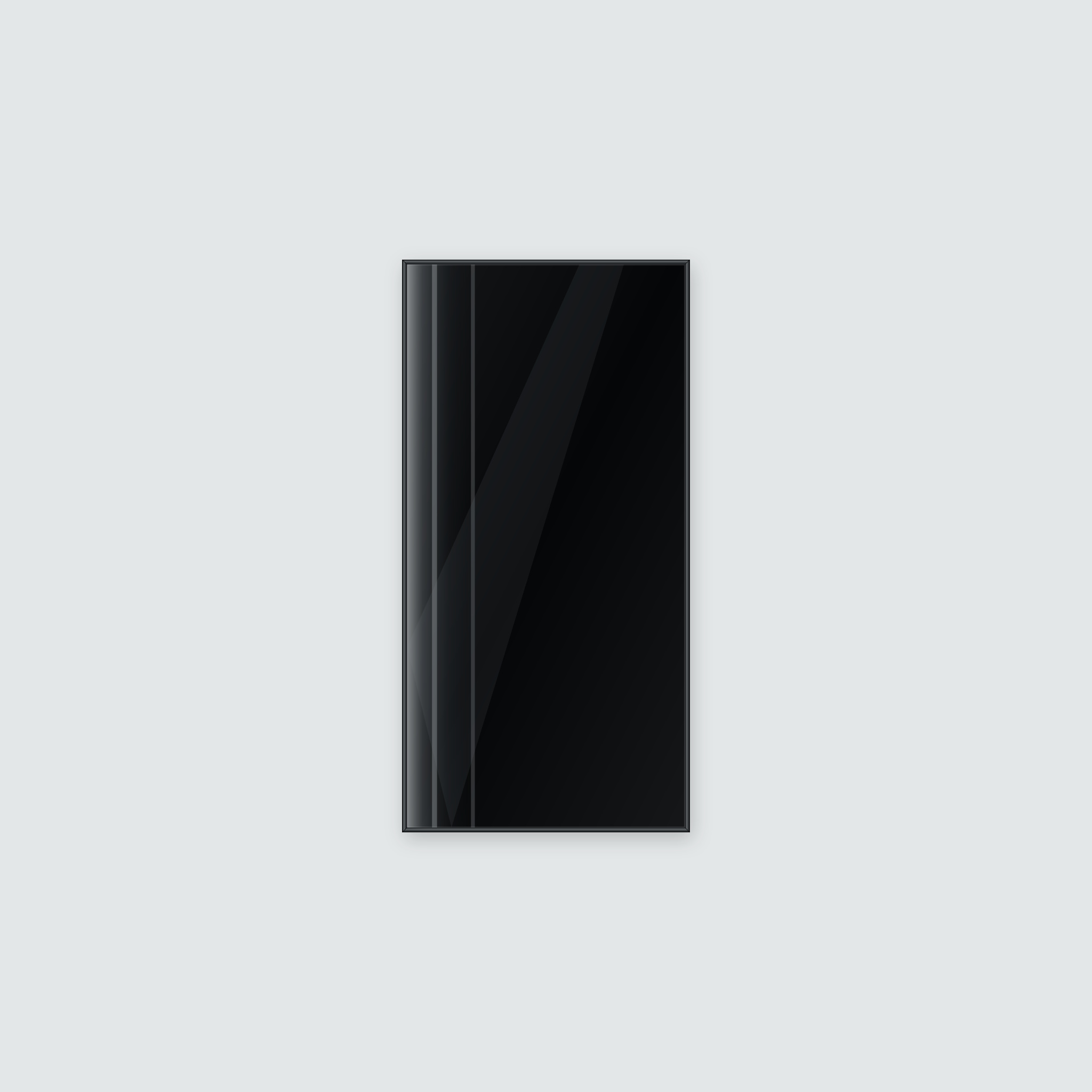 Infrarotheizung KONTUR schwarz 120 x 60 cm 700 W – Ansicht 3