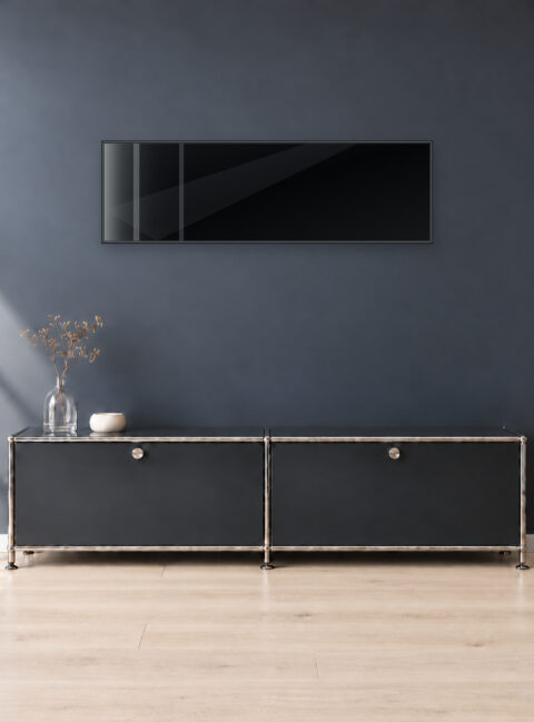 Infrarotheizung KONTUR schwarz 130 x 40 cm 500 W